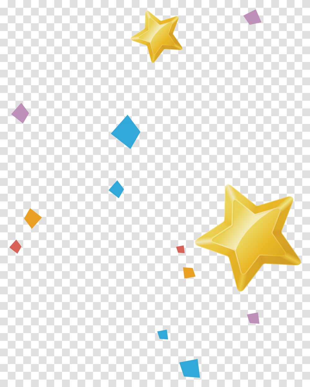 Star Vector Graphic Design Stars Vector Background, Star Symbol, Paper, Confetti Transparent Png