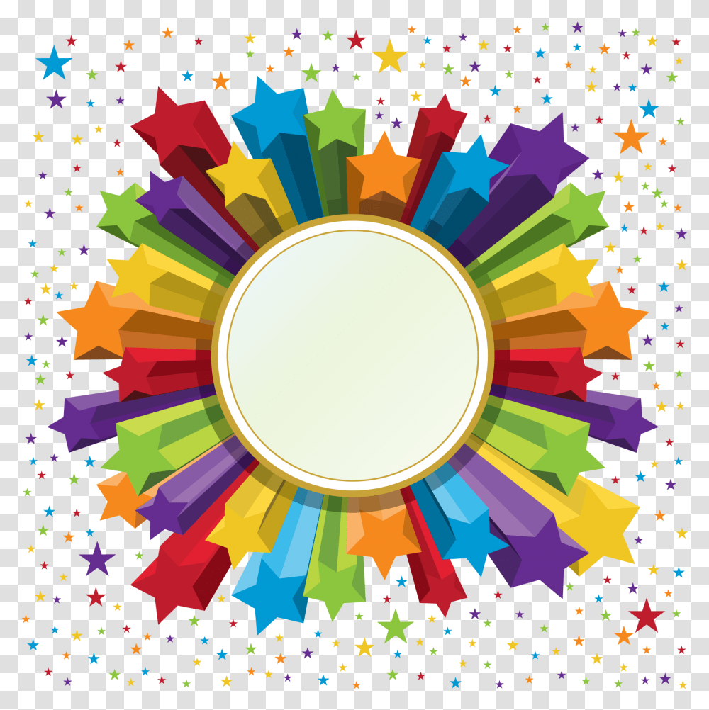 Star Vector Hd Download Celebration Clip Art, Graphics, Confetti, Paper, Poster Transparent Png