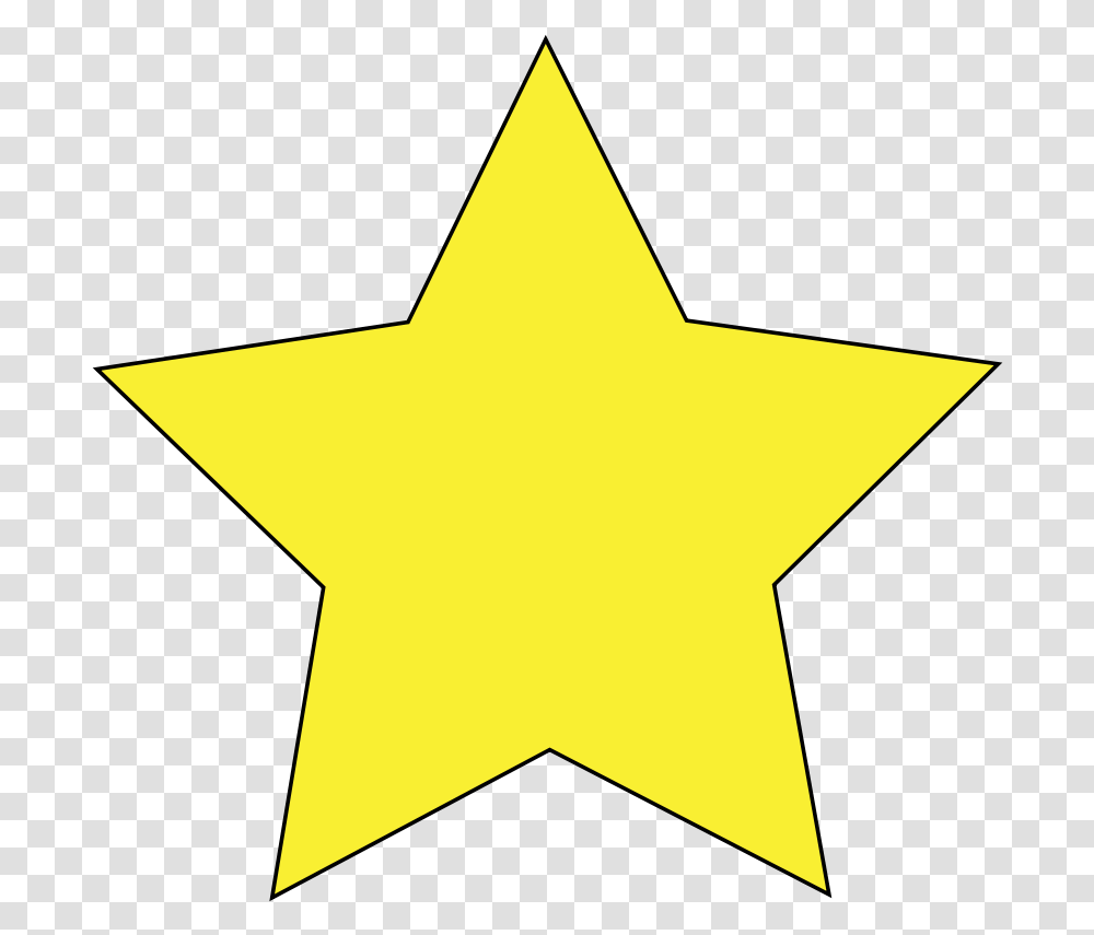 Star Vector Yellow Star With Black Background, Star Symbol, Cross Transparent Png