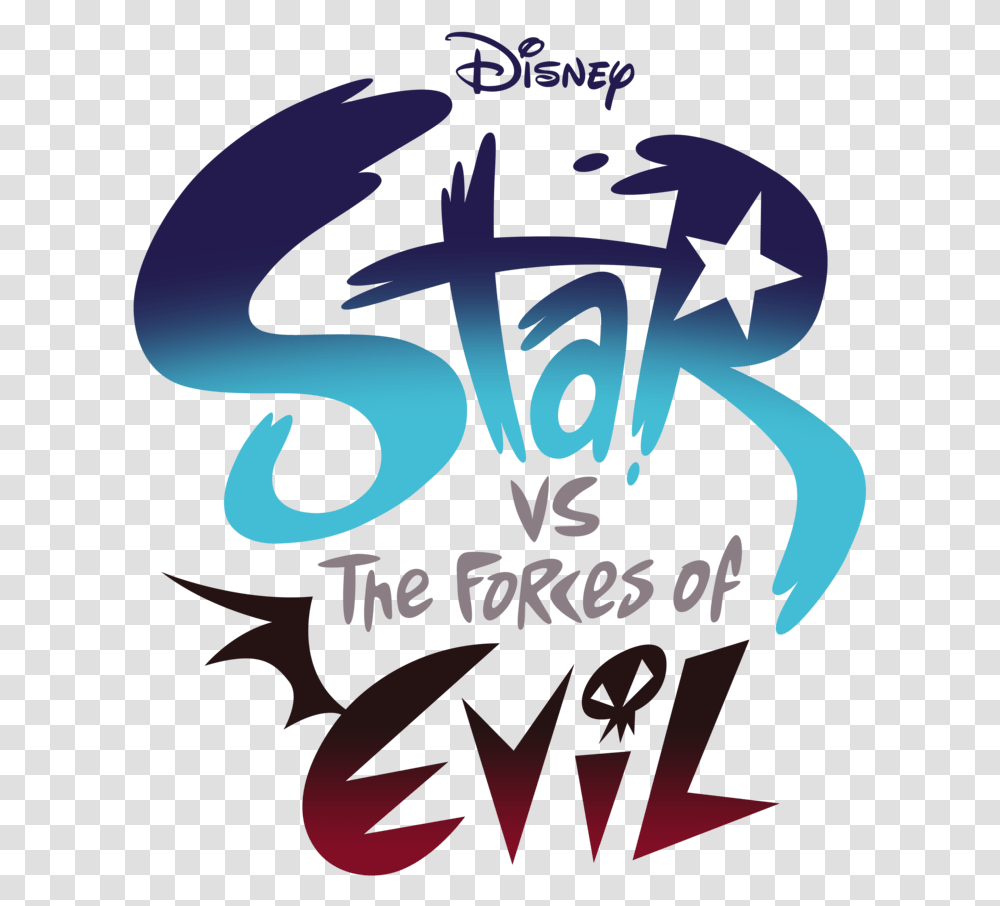 Star Vs The Forces Of Evil Star Vs The Forces Of Evil Logo, Poster, Advertisement, Calligraphy Transparent Png