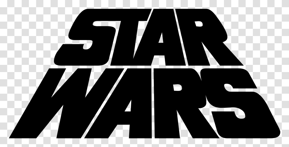 Star Wars 1977 Logo, Gray, World Of Warcraft Transparent Png