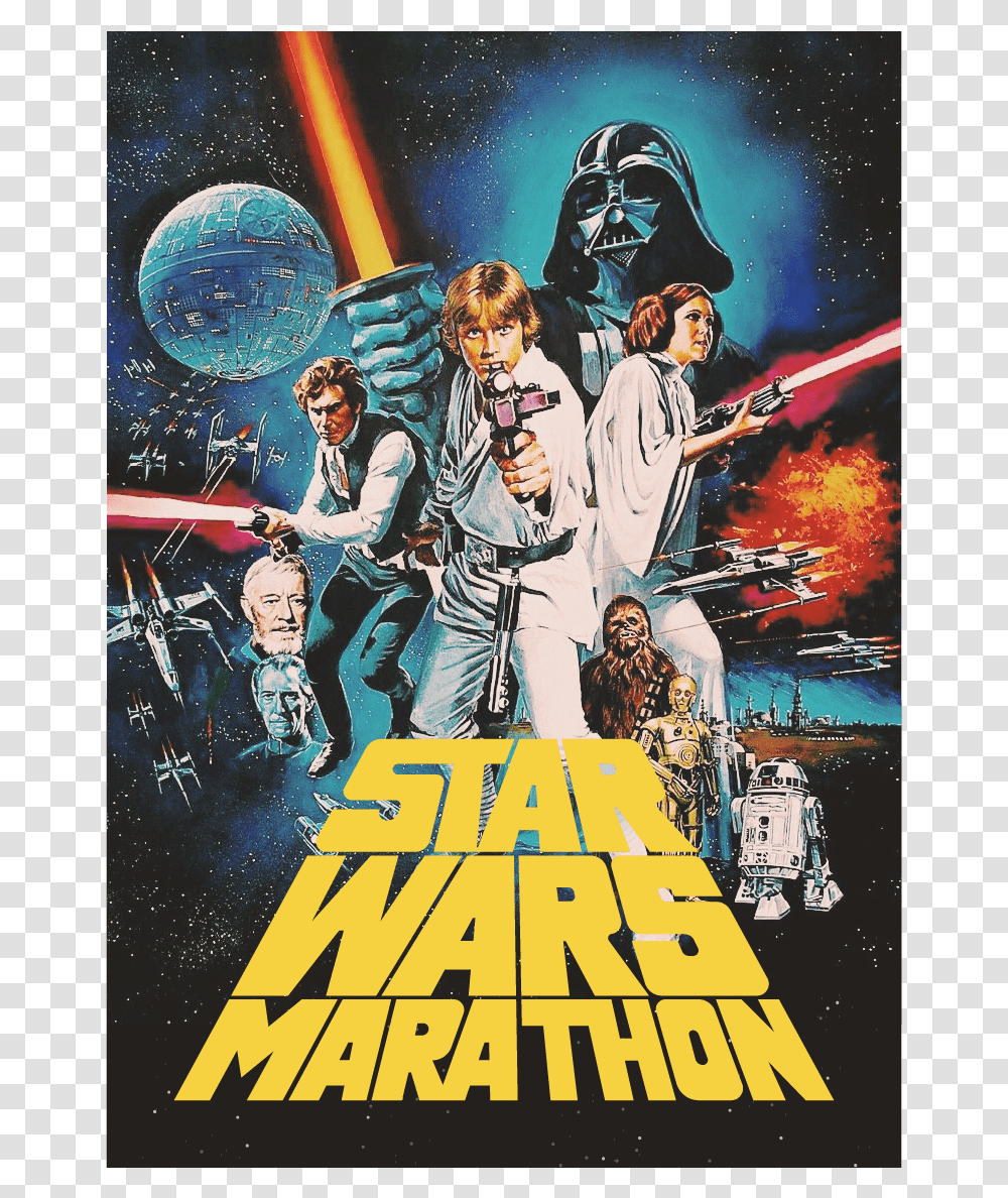 Star Wars 1977 Theatrical Poster, Person, Human, Advertisement, Flyer Transparent Png