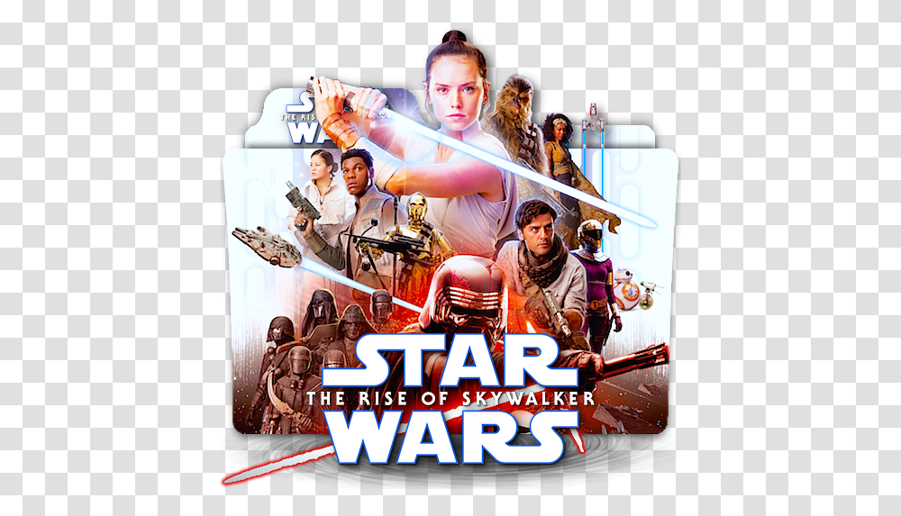 Star Wars 2019 Folder Icon Star Wars The Rise Of Skywalker, Advertisement, Poster, Person, Human Transparent Png