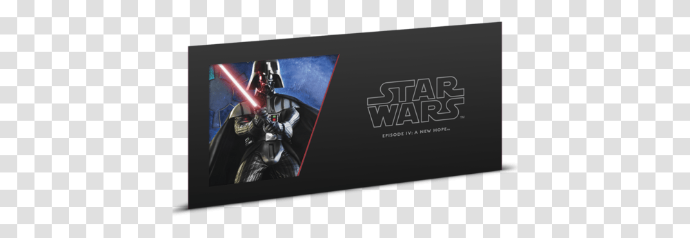 Star Wars A New Hope Darth Vader 5g Silver Coin Note Star Wars, Text, Person, Label, Business Card Transparent Png