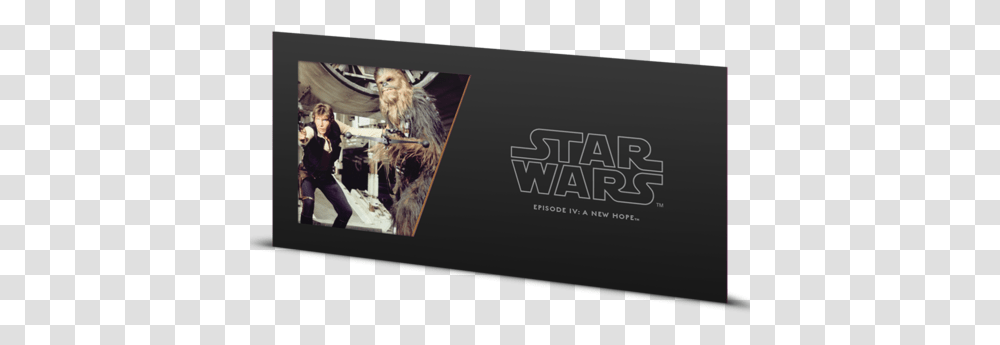 Star Wars A New Hope Han Solo And Chewbacca 5g Silver Star Wars, Person, Text, Paper, Business Card Transparent Png