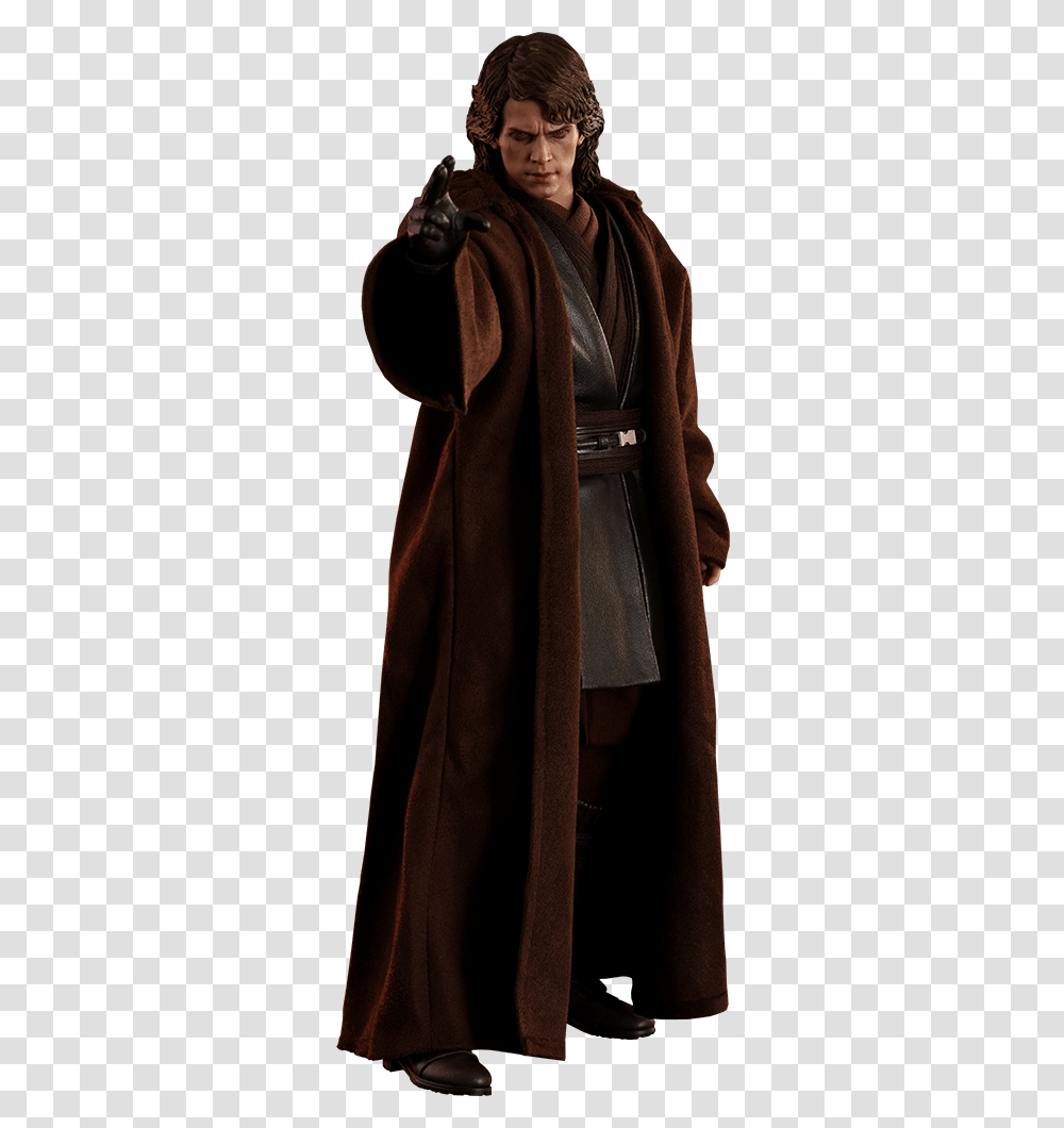 Star Wars Anakin Skywalker Dark Side Sixth Scale Figure, Apparel, Overcoat, Trench Coat Transparent Png