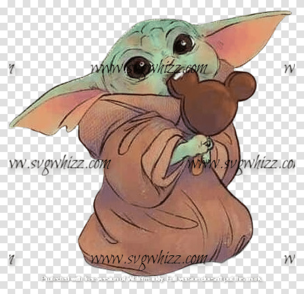 Star Wars Baby Yoda, Tattoo, Person, Animal, Head Transparent Png