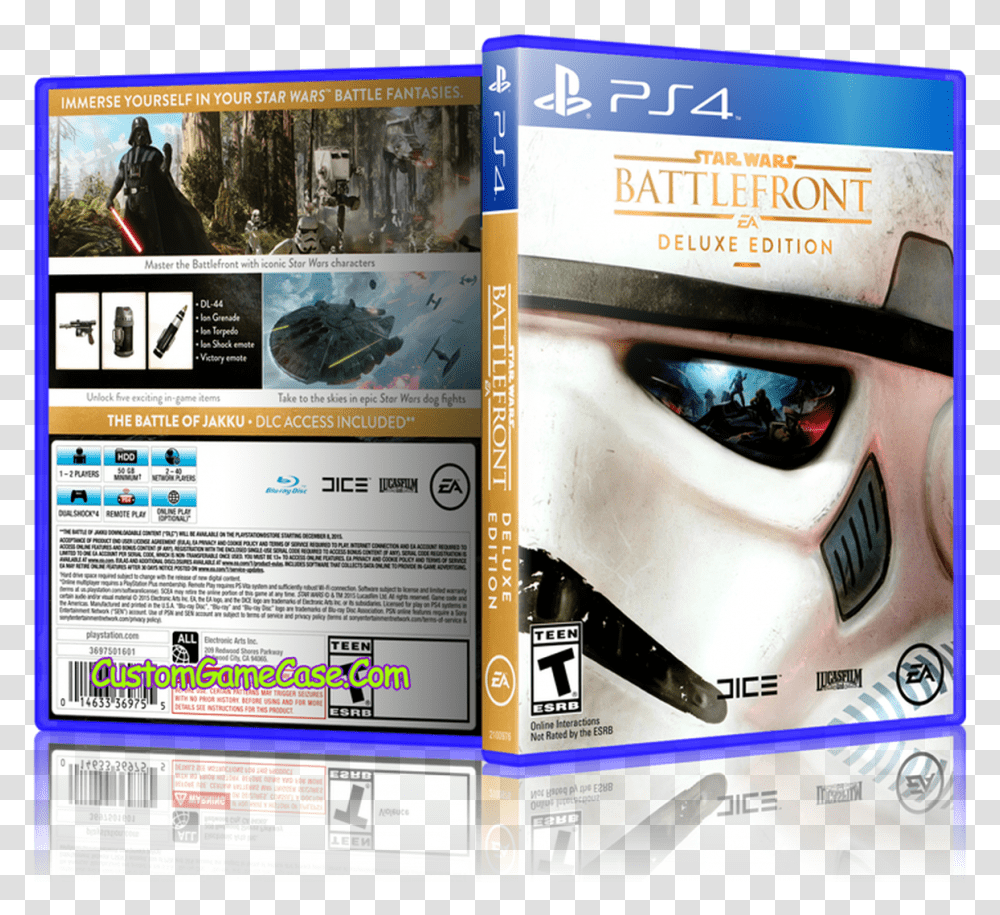 Star Wars Battlefront Deluxe Edition Star Wars Battlefront Ps4 Cover, Advertisement, Flyer, Poster, Paper Transparent Png