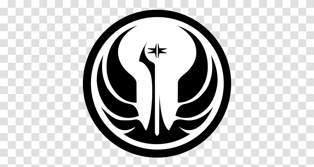 Star Wars Battlefront Logo Picture Star Wars Old Republic Logo, Symbol, Emblem, Hand, Stencil Transparent Png