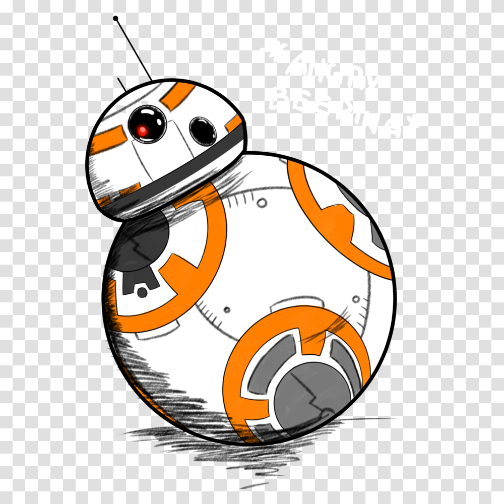 Star Wars Bb8 Drawing Draw Star Wars Cartoon, Outer Space, Astronomy, Helmet, Text Transparent Png