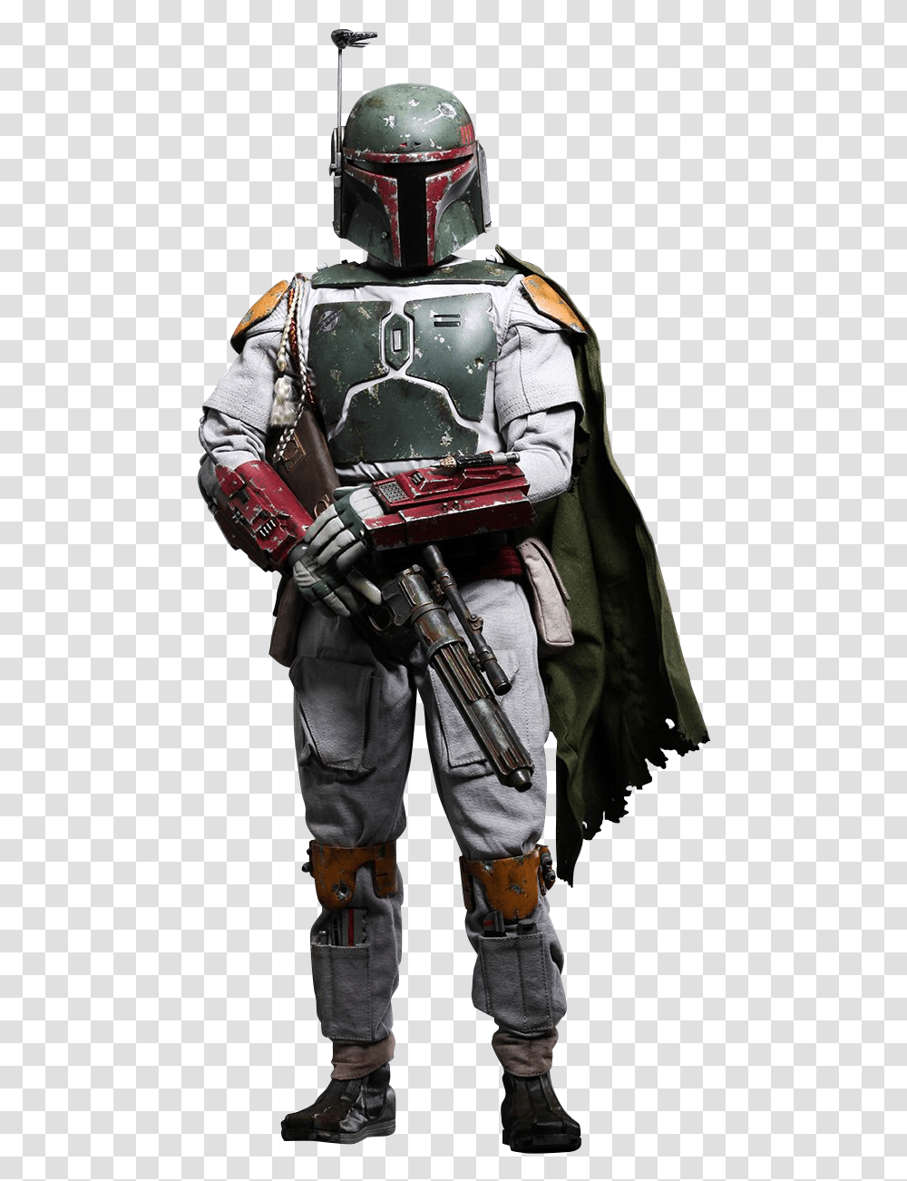 Star Wars Boba Fett Armor, Helmet, Person, Overcoat Transparent Png