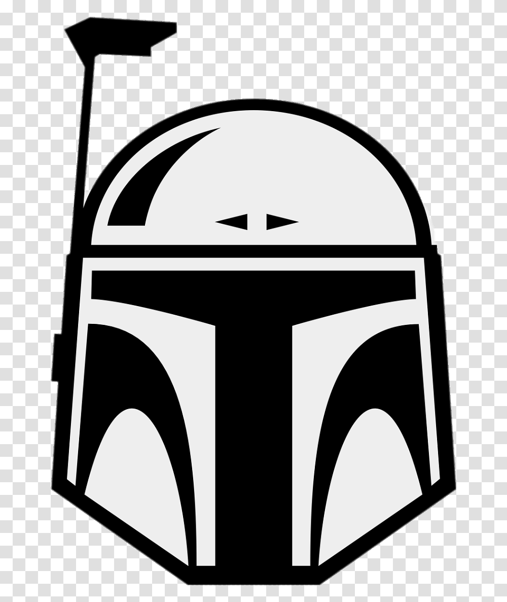 Star Wars Boba Fett Helmet Mandalorian Helmet Clipart, Stencil, Symbol, Text, Building Transparent Png