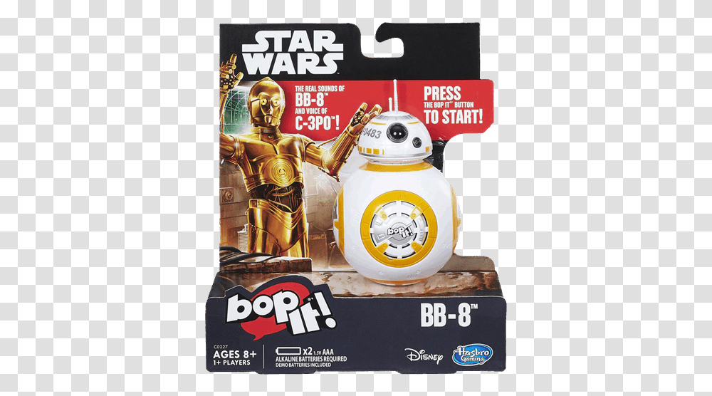 Star Wars Bop It Bb 8 Edition 8, Toy, Word, Robot, Text Transparent Png
