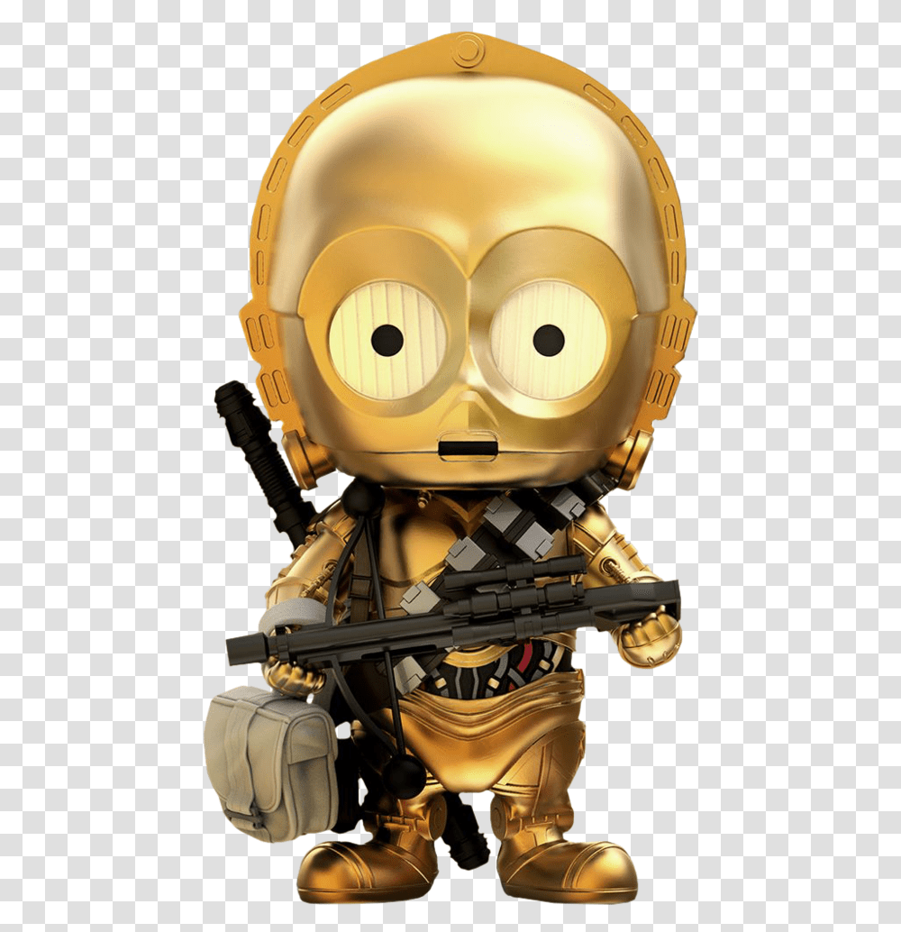 Star Wars C3po Ep9 Cosbaby, Toy, Helmet, Clothing, Apparel Transparent Png