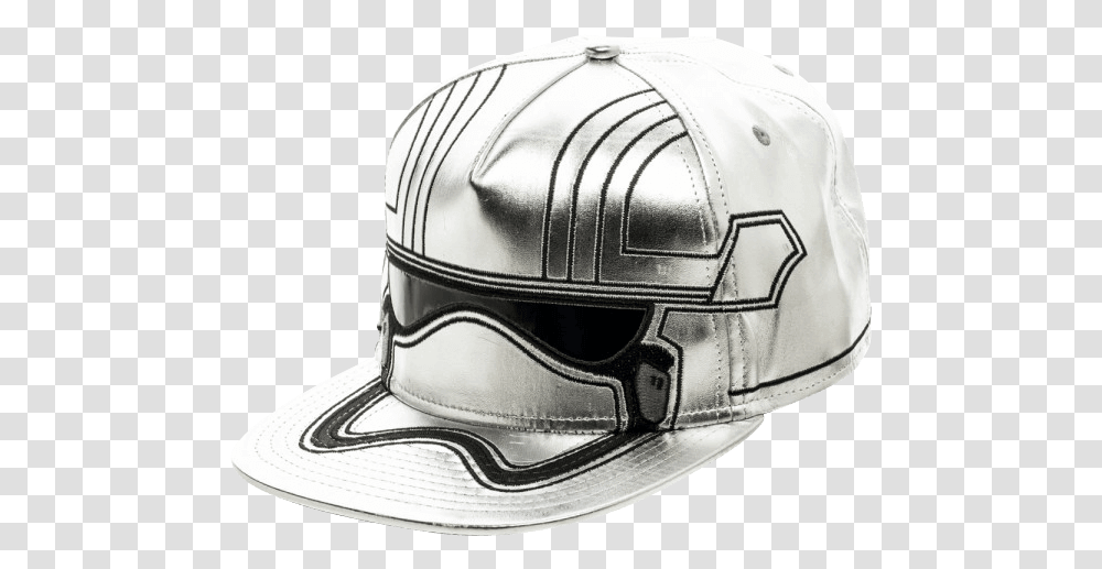Star Wars Captain Phasma Snapback Hat Baseball Cap, Apparel, Helmet, Crash Helmet Transparent Png