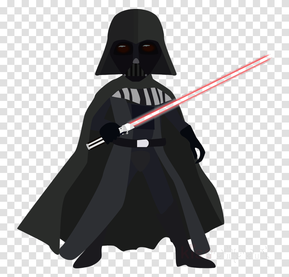 Star Wars Cartoon Darth Vader Clipart, Ninja, Samurai, Bow Transparent Png