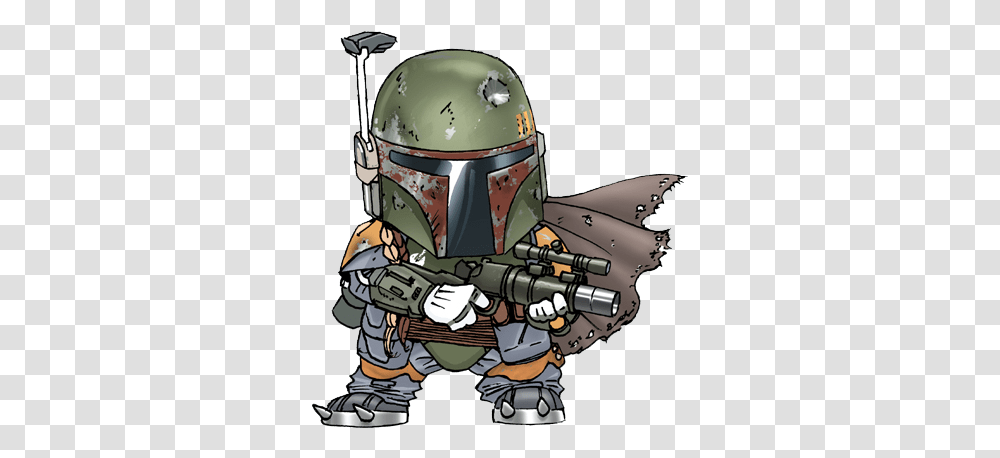 Star Wars Cartoon Version Of Super Icon Star Wars Cartoon Drawing, Helmet, Clothing, Apparel, Person Transparent Png