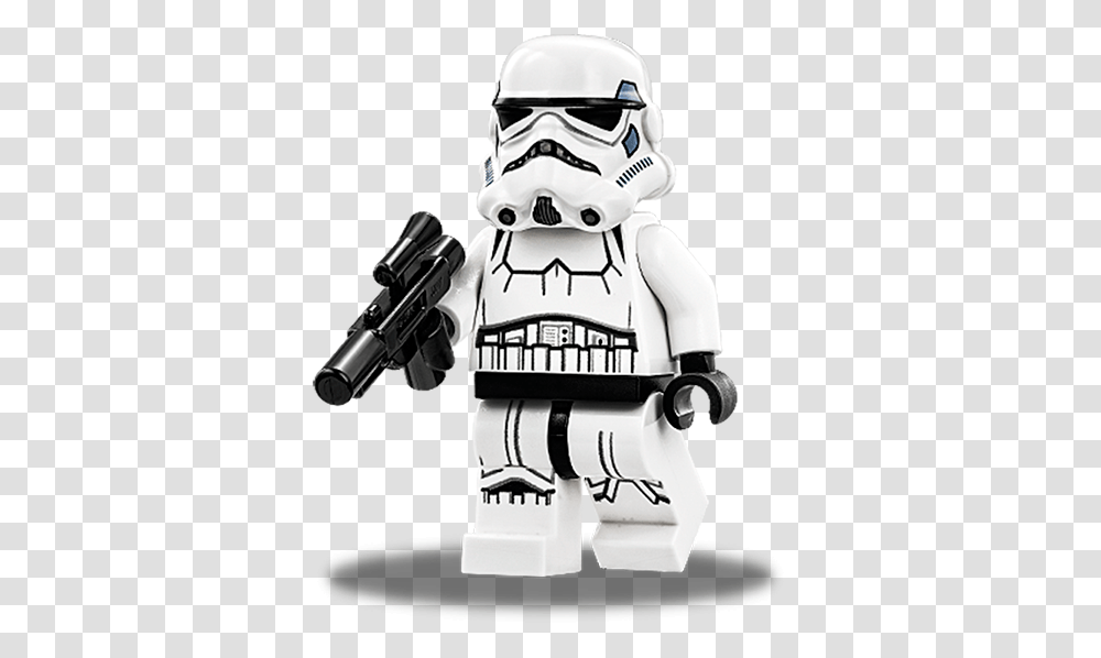 Star Wars Characters Black And White Lego Star Wars Minifigures Stormtrooper 2014, Robot, Helmet, Apparel Transparent Png