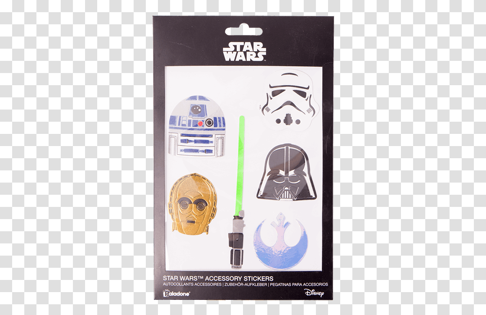 Star Wars Characters Vinyl Stickers 6pack Star Wars, Label, Text, Sunglasses, Accessories Transparent Png