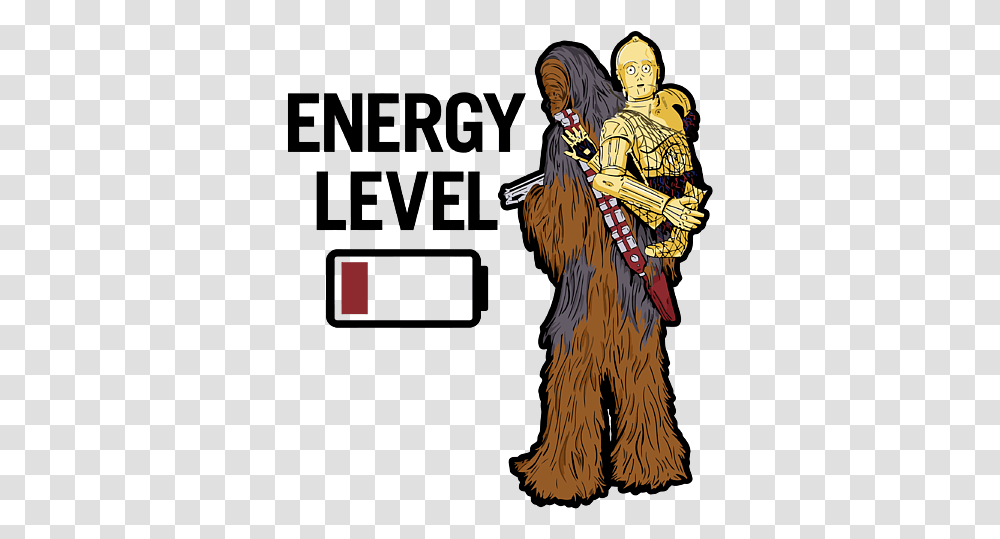 Star Wars Chewbacca C 3po Energy Level Low Puzzle, Person, Human, Pet, Animal Transparent Png