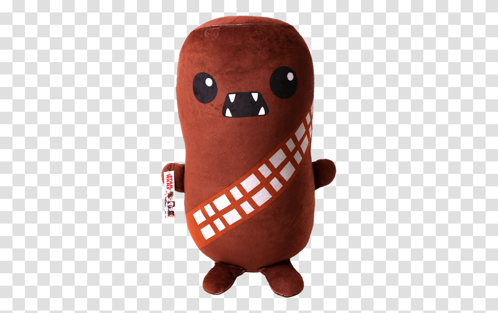 Star Wars Chewbacca Cutesy Roll Plush, Toy, Mascot Transparent Png