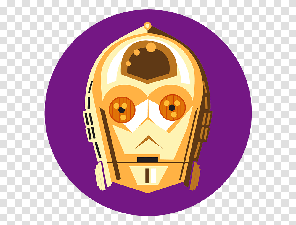 Star Wars Circle Faces, Label, Photography, Pac Man Transparent Png