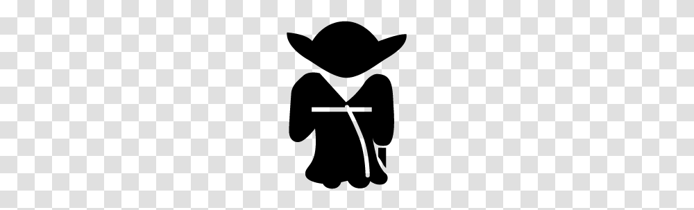 Star Wars Clipart Yoda Collection, Stencil, Silhouette Transparent Png