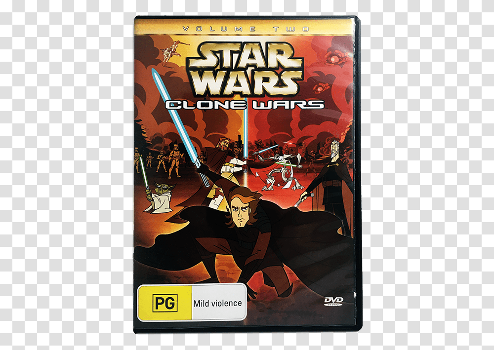 Star Wars Clone Wars Volume Two, Poster, Advertisement, Comics, Book Transparent Png
