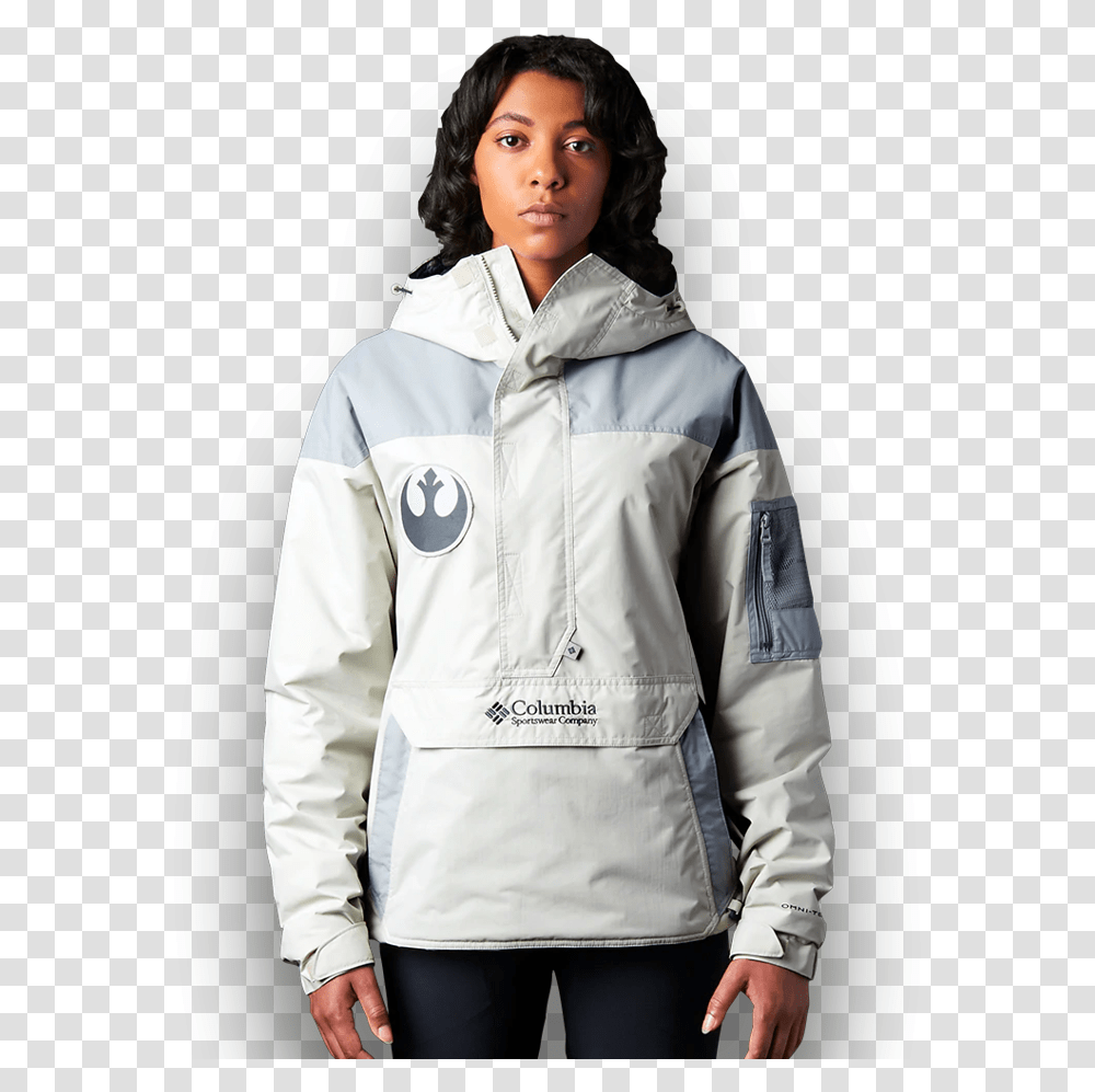 Star Wars Columbia Jacket 2019, Apparel, Coat, Person Transparent Png