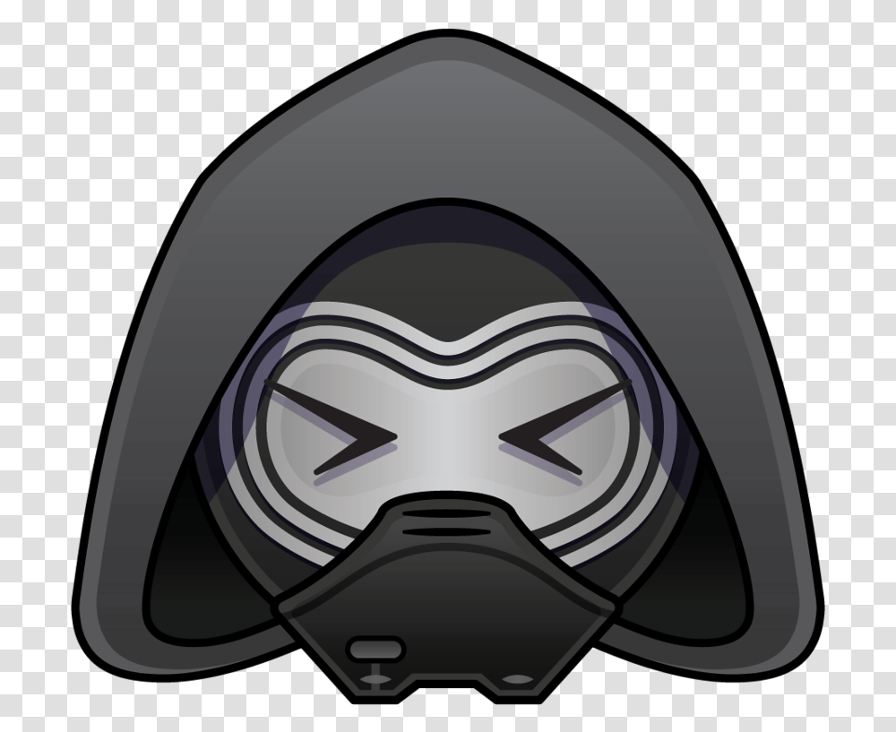 Star Wars Comes To Star Wars Emoji Kylo Ren, Helmet, Apparel, Mask Transparent Png