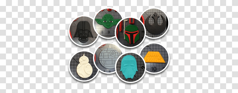 Star Wars Cookie Cutters Jb Star Wars Character Circle Logo, Label, Text, Meal, Plectrum Transparent Png