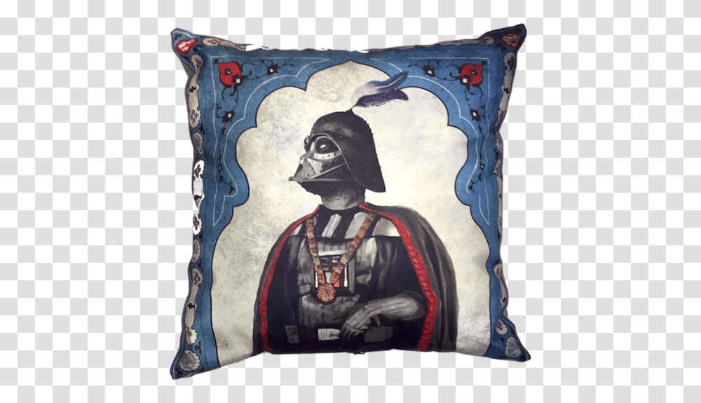 Star Wars Cushion Darth Vader Cushion, Pillow, Person, Human, Helmet Transparent Png