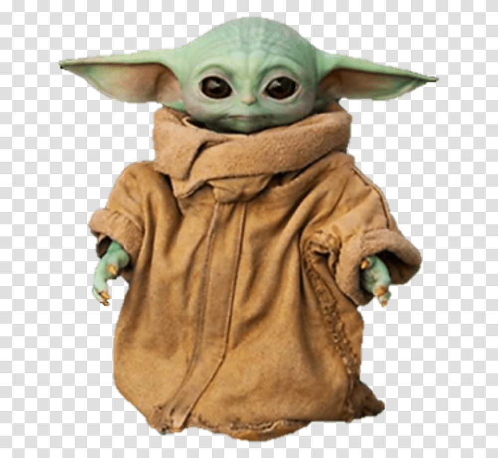 Star Wars Cute Baby Yoda Baby Yoda Exercise Meme, Clothing, Apparel, Person, Human Transparent Png