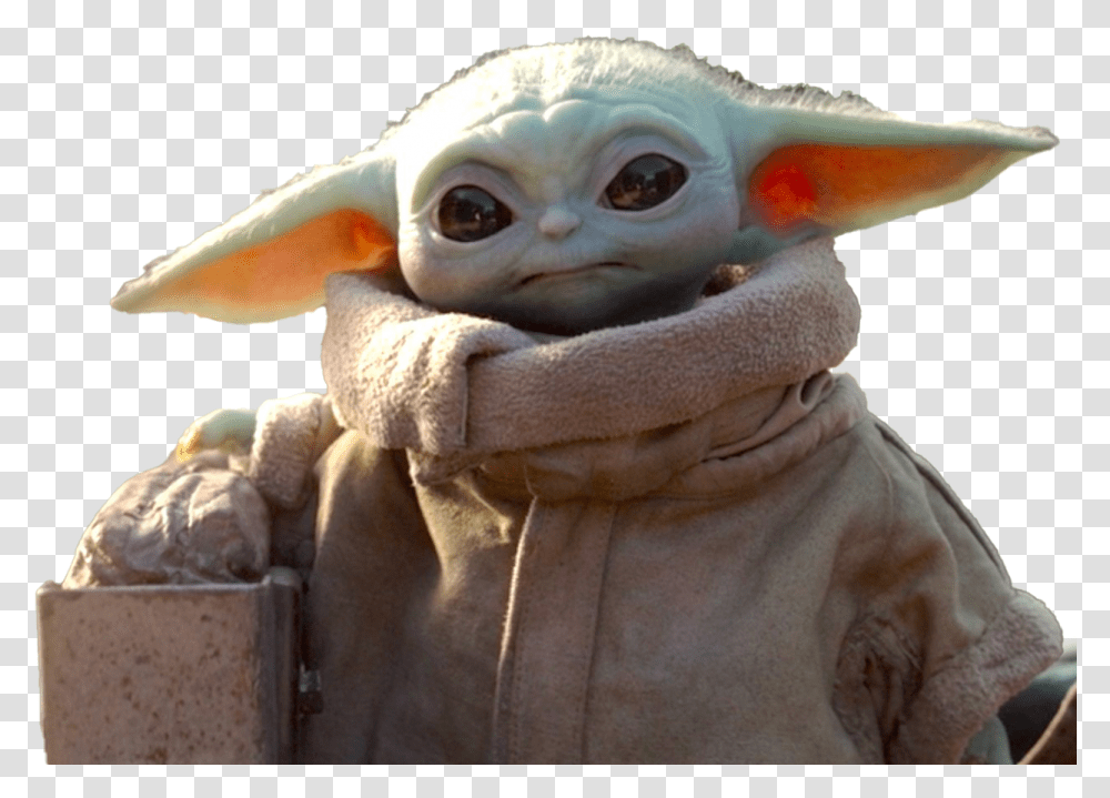 Star Wars Cute Baby Yoda Image Star Wars Baby Yoda, Alien, Person, Human, Figurine Transparent Png