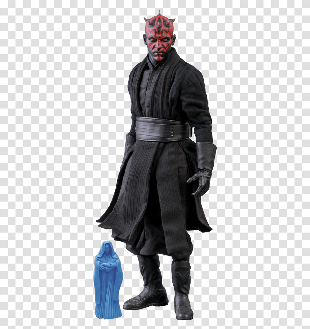 Star Wars Darth Maul Special Edition Sixth Scale Figure By H Star Wars Darth Maul Robe, Clothing, Person, Overcoat, Suit Transparent Png
