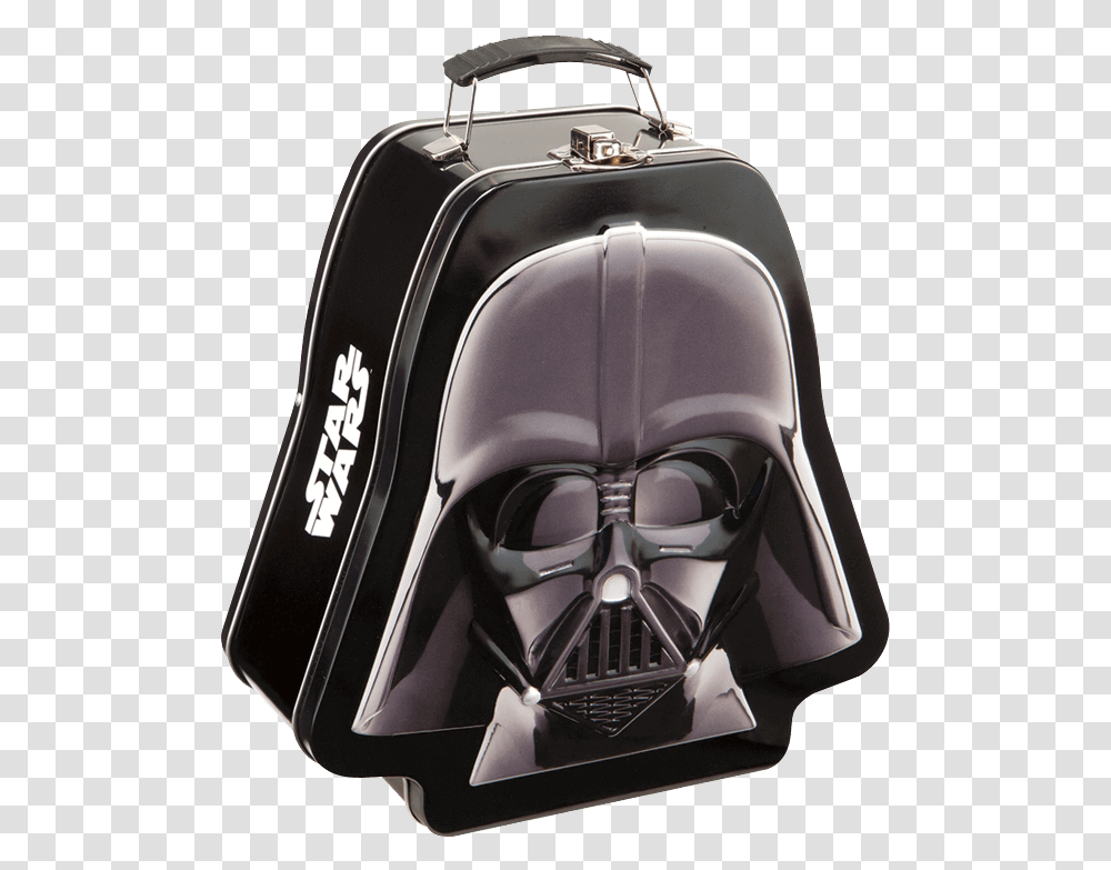 Star Wars Darth Vader Embossed Tin Tote Lunch Box Vader Star Wars, Helmet, Apparel, Luggage Transparent Png