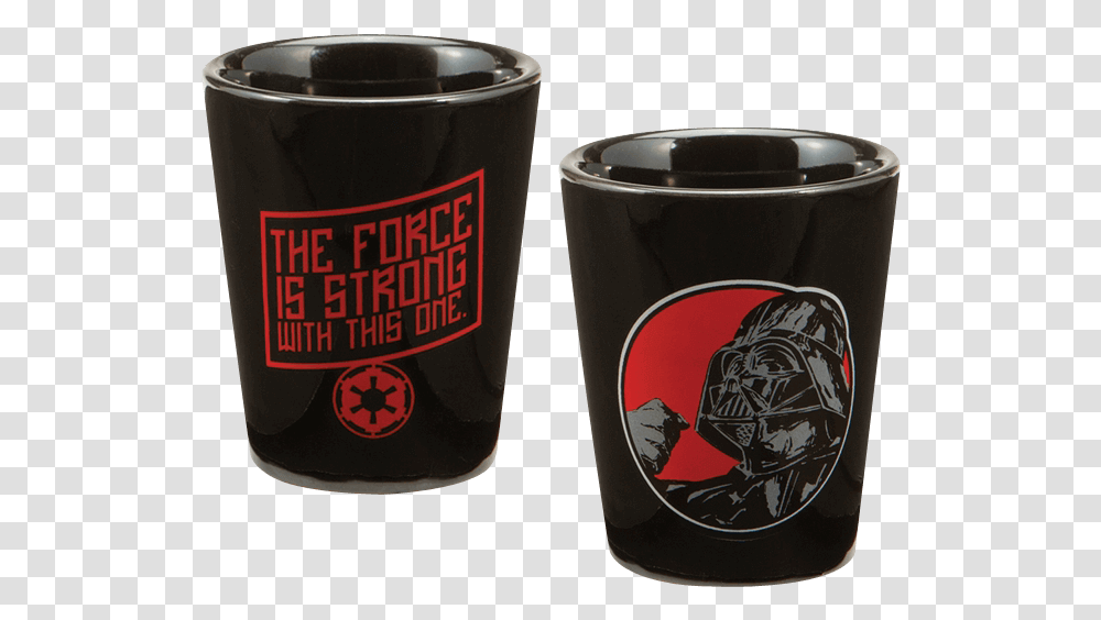 Star Wars Darth Vader Shot Glass Darth Vader, Coffee Cup, Milk, Beverage, Drink Transparent Png