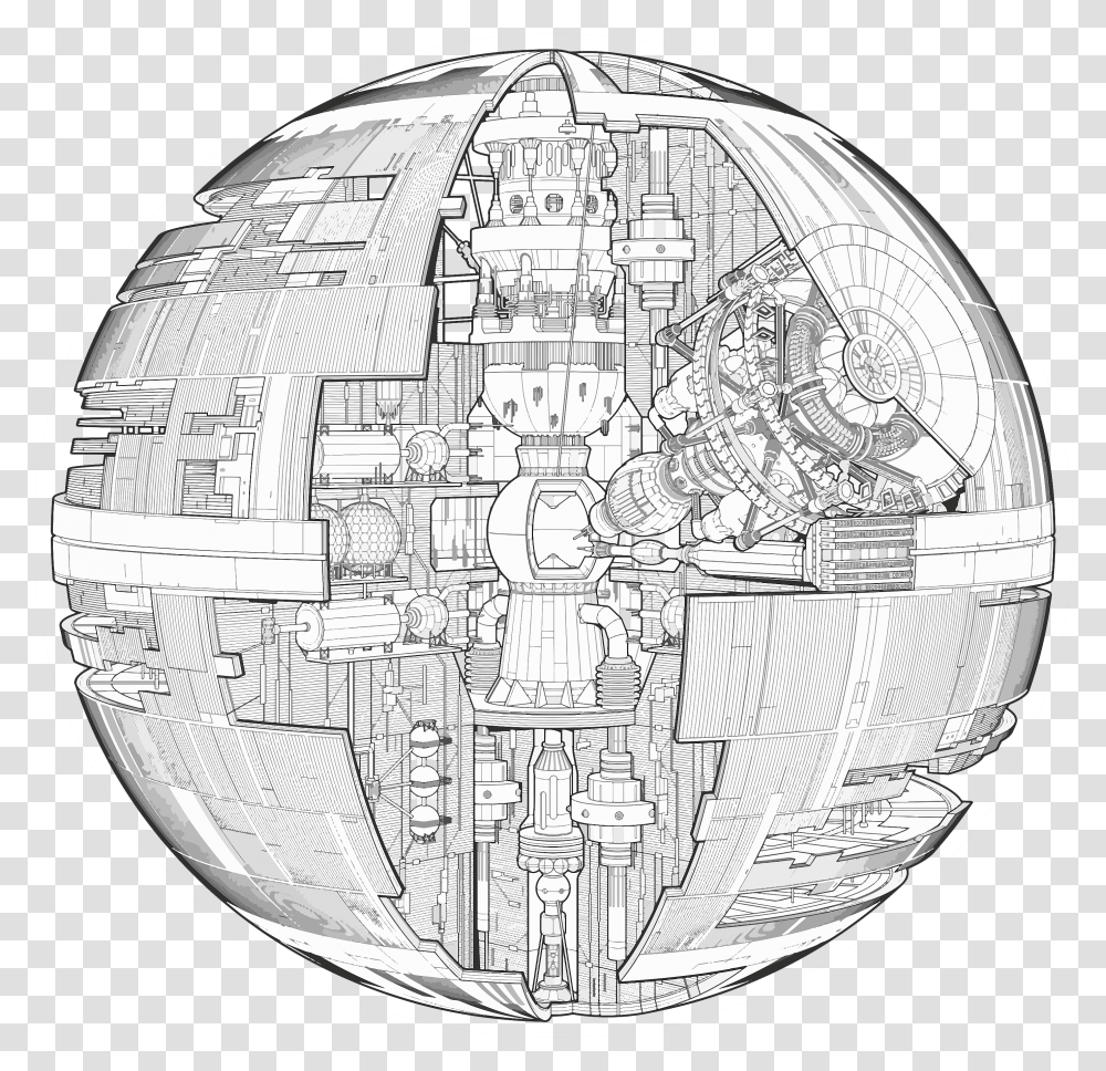 Star Wars Death Hd Pictures Vhvrs Star Wars The Death Star Blueprints, Sphere, Outer Space, Astronomy, Planet Transparent Png