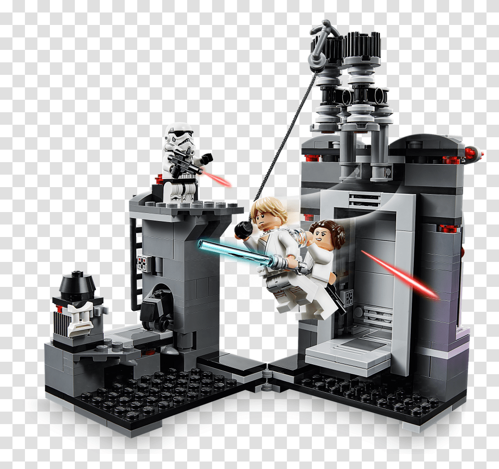 Star Wars Death Star Clipart Lego Star Wars Death Star Escape Set, Toy, Machine, Motor, Person Transparent Png