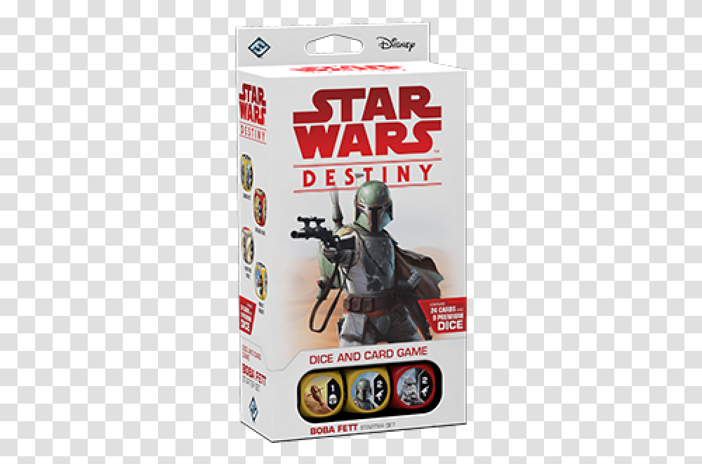 Star Wars Destiny Boba Fett Starter Set, Poster, Advertisement, Helmet Transparent Png
