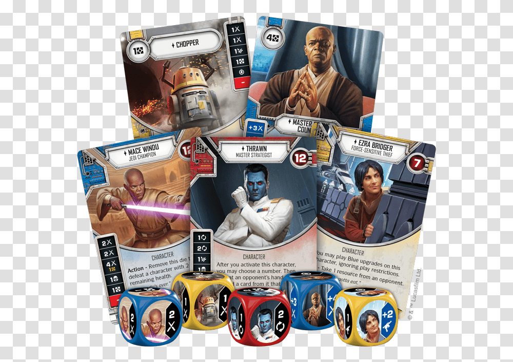 Star Wars Destiny Empire At War Booster Pack Star Wars Destiny New Set, Person, Poster, Advertisement, Collage Transparent Png