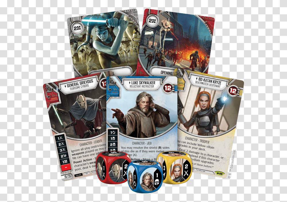 Star Wars Destiny Way Of The Force, Person, Poster, Advertisement, Collage Transparent Png