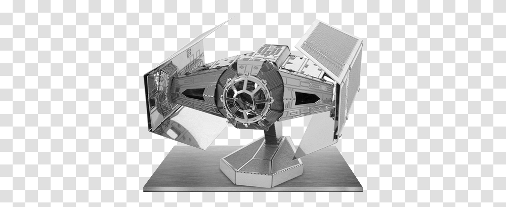Star Wars Dv Tie Fighter Metal Earth Tie Fighter, Spaceship, Aircraft, Vehicle, Transportation Transparent Png