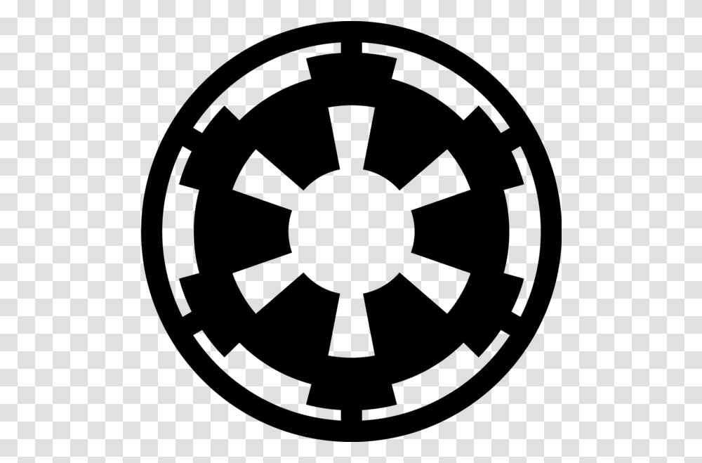 Star Wars Empire Insignia Vinyl Decal Sds Threads, Gray, World Of Warcraft Transparent Png