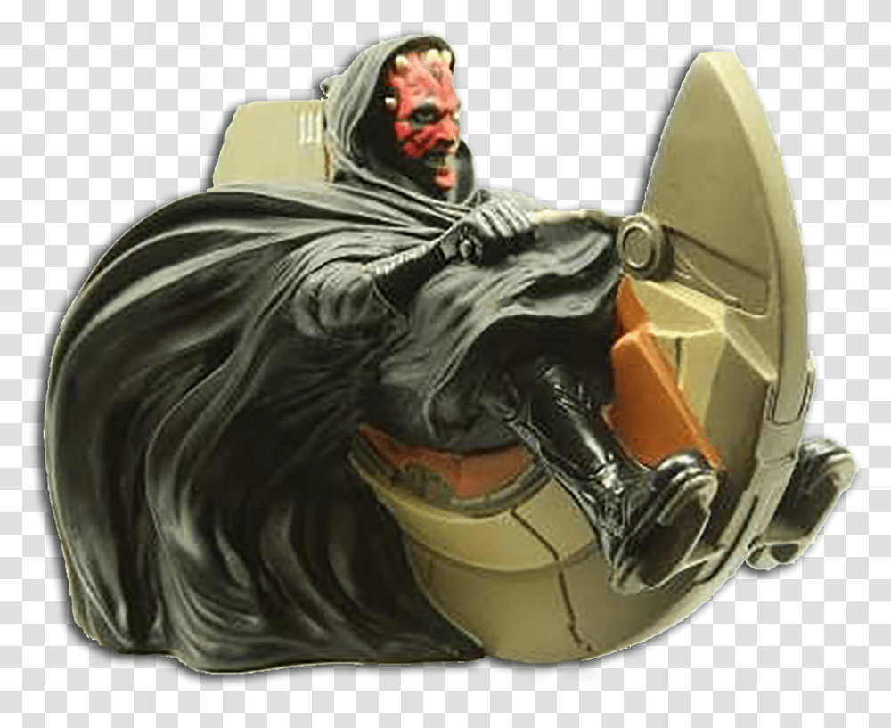 Star Wars Episode 1 Darth Maul Riding His Sith Speederpiggy Sitting, Apparel, Person, Human Transparent Png
