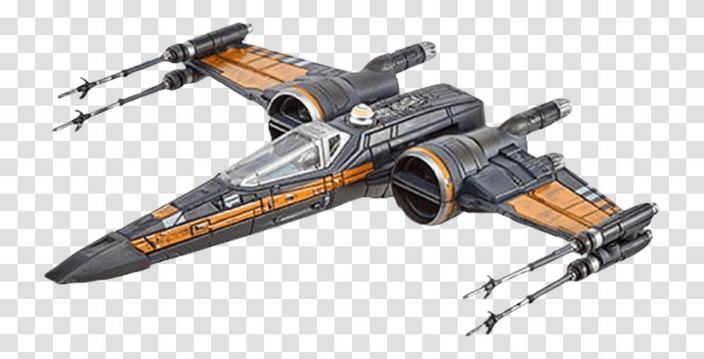 Star Wars Episode Vii Hotwheels Elite Poe Xwing, Spaceship, Aircraft, Vehicle, Transportation Transparent Png