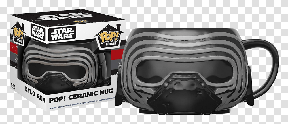 Star Wars Episode Viii Kylo Ren Pop Mug, Helmet, Bumper, Vehicle, Transportation Transparent Png