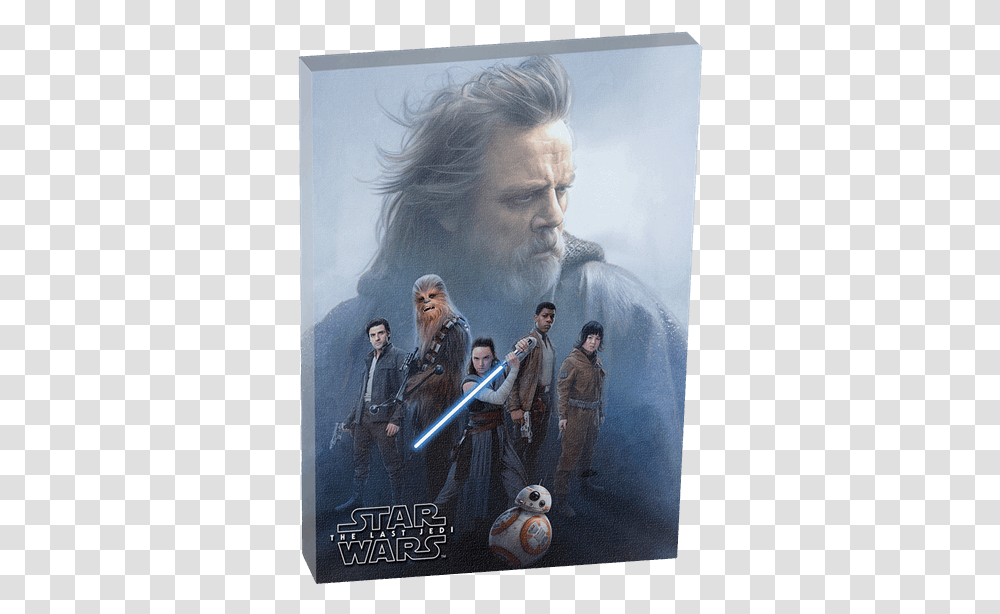 Star Wars Episode Viii Resistance Canvas Film Star Wars 2018, Person, Duel, Poster, Advertisement Transparent Png