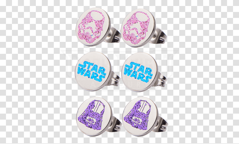 Star Wars Galactic Empire Enamel Stud Earring Set Solid, Accessories, Accessory, Jewelry, Wristwatch Transparent Png