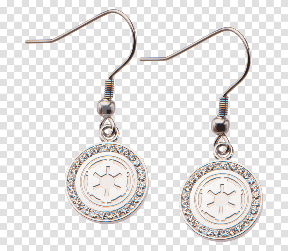 Star Wars Galactic Empire Symbol Dangle Earrings Earrings, Accessories, Accessory, Jewelry, Clock Tower Transparent Png
